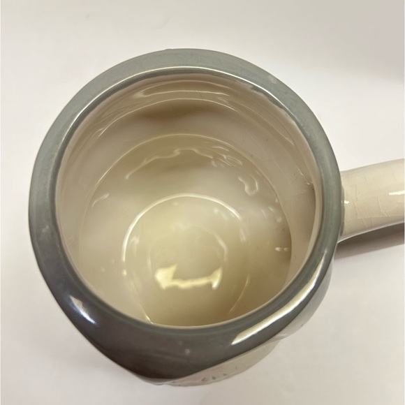 Owl Modern Gourmet Foods Mug 3-D Gray & White Fall 16‎ oz Coffee Tea Cup - Picture 16 of 16